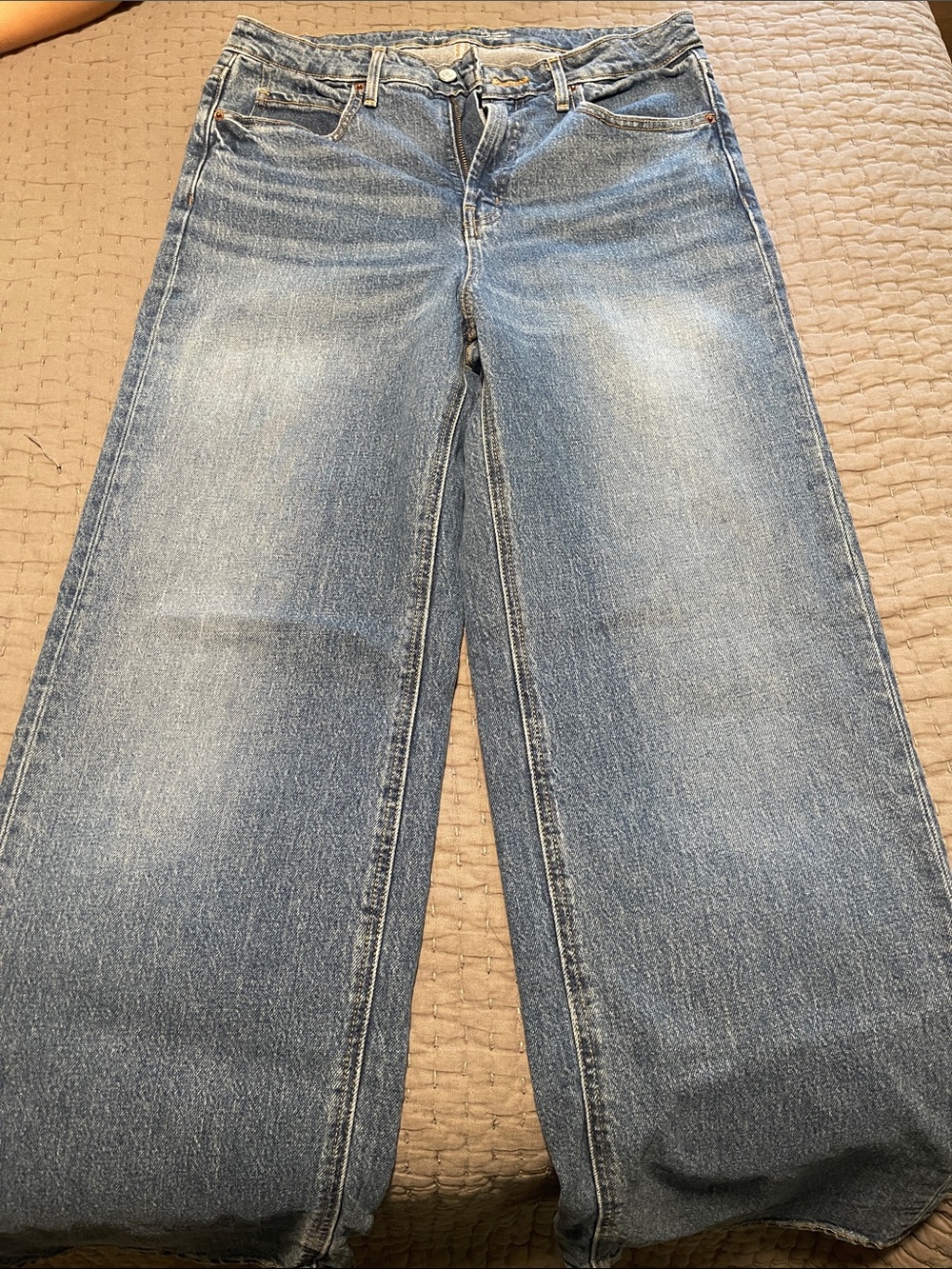 Old Navy Light Blue Wide Leg Jeans